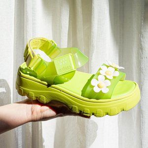 Melissa x Lazy Oaf Platform Daisy Sandals